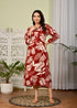 Designer Printed Floral Dress